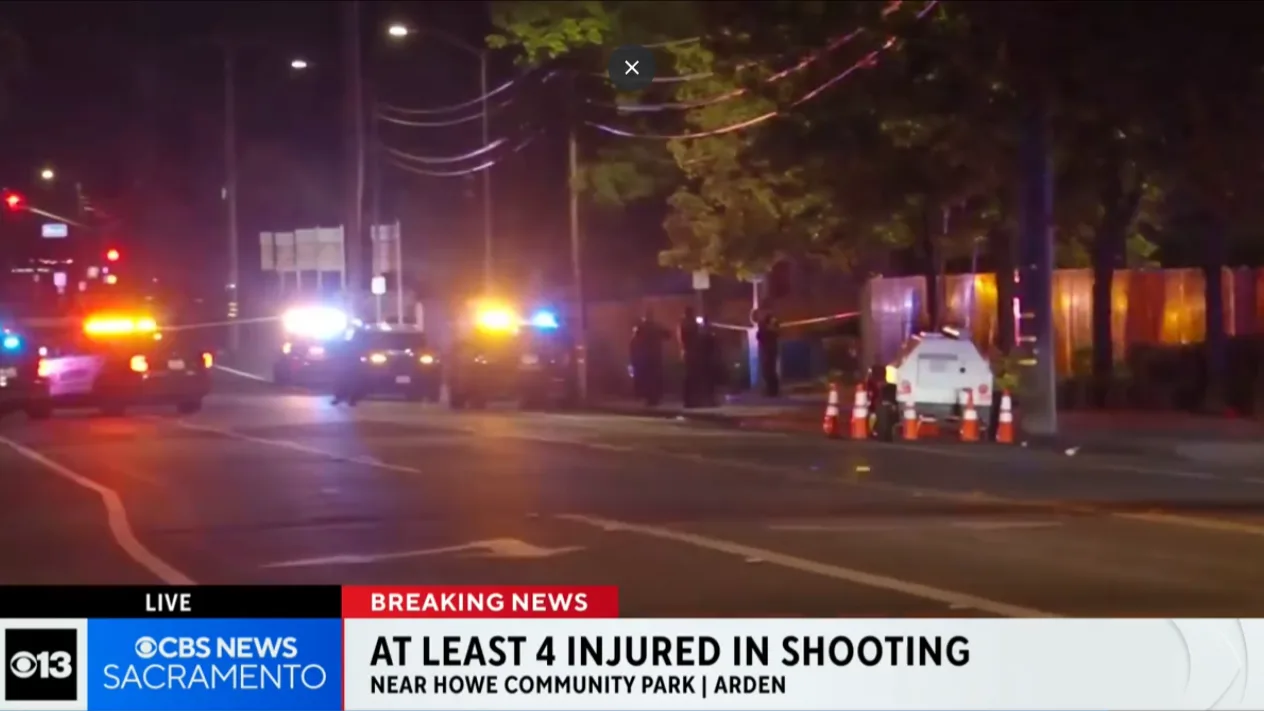 Al menos cuatro heridos tras tiroteo en parque de Sacramento durante evento no autorizado